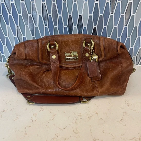 Vintage Satchel Coach Bag - Picture 1 of 15